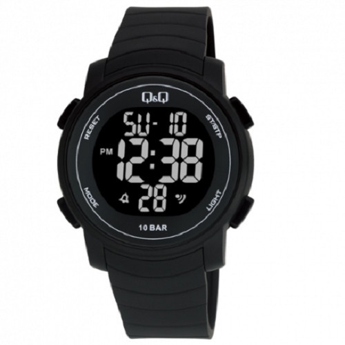 ✅Ori Jam Tangan Pria Digital Tali Karet QQ Qnq Qq Original M122J001Y Terbatas