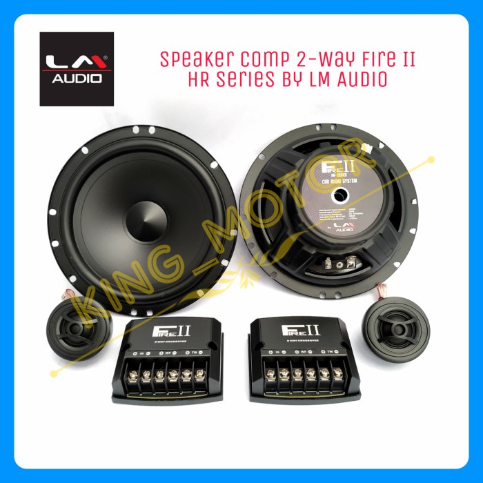 Promo Speaker Comp Split 2-Way Fire Ii Hr-Series By Lm Audio
