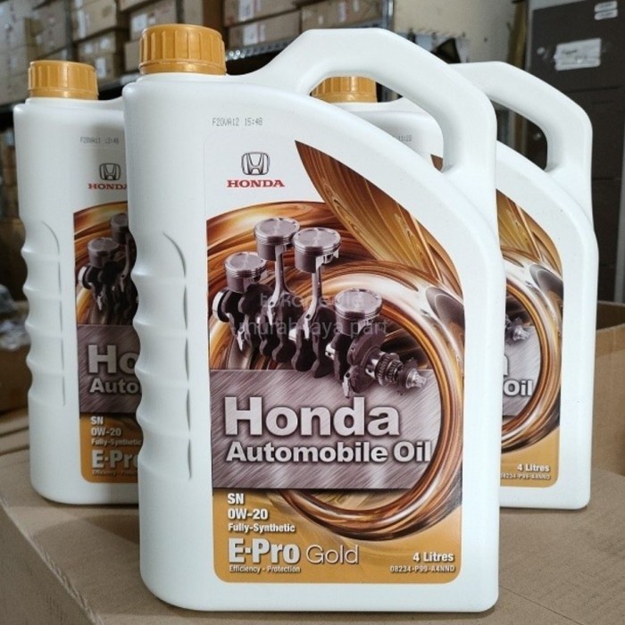 Promo Oli Mesin Mobil Honda Epro Gold Genuine