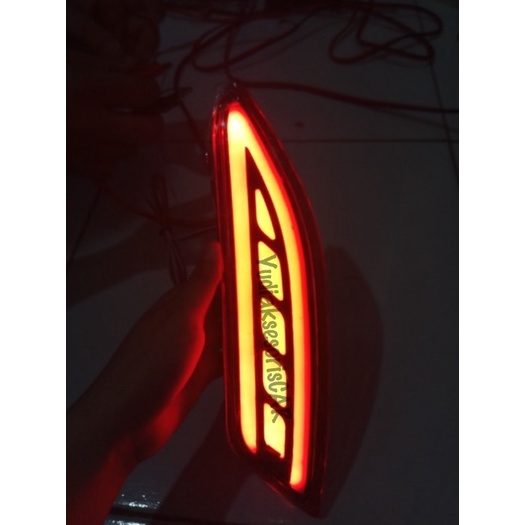 ✨New Lampu Bumper Belakang Mobil Honda Hrv / Reflector Led Bumper Hrv Berkualitas