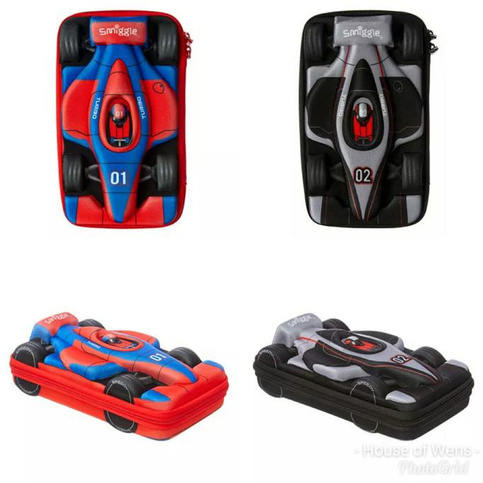 

Smiggle Racer Hardtop Pencil Case - Tempat Pensil Smiggle Original