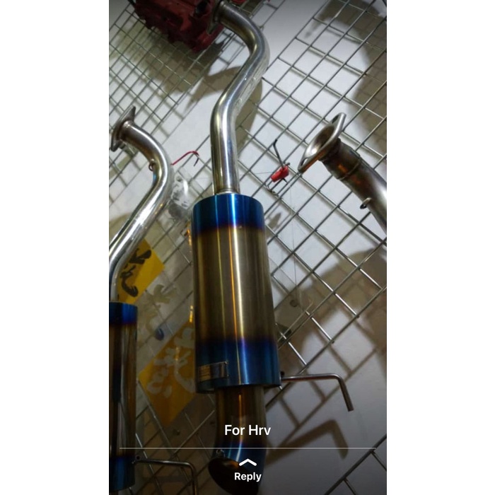 MUFFLER / KNALPOT JS RACING HONDA HRV ORIGINAL JAPAN murmer