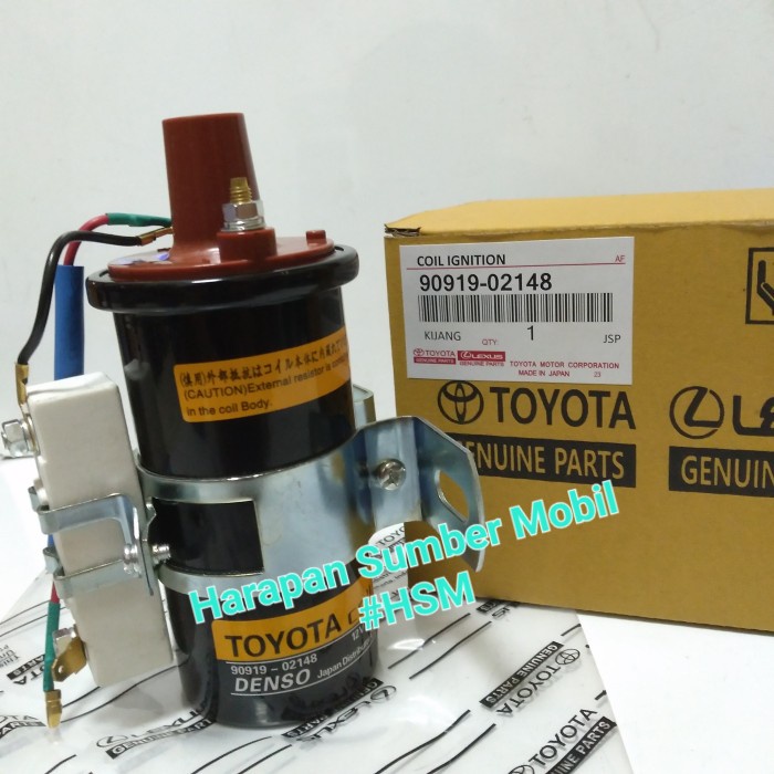 Coil Botol Long / Kijang Panjang 5K / 7K Denso Original