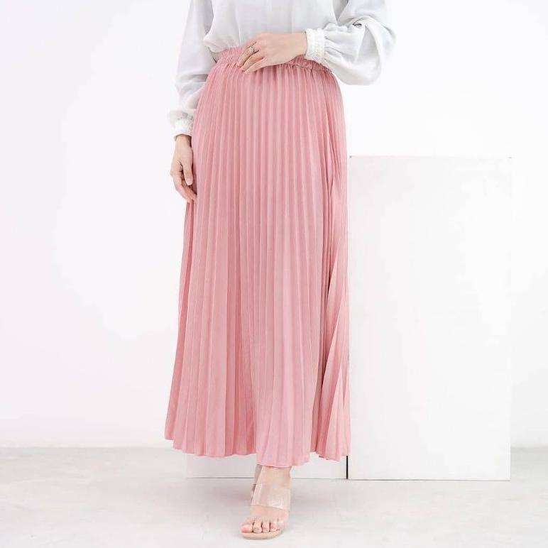 TREND ROK PANJANG PLISKET DEWASA TERMURAH TREND