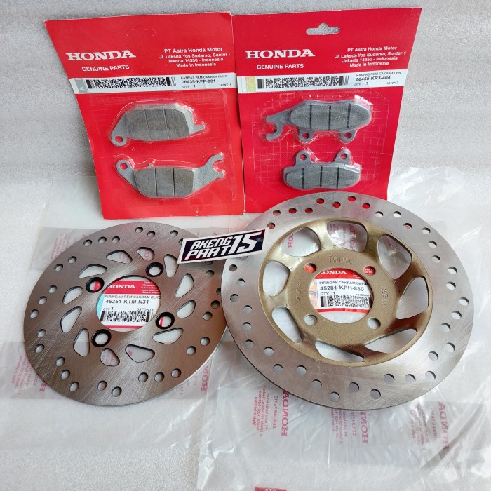 New Piringan Cakram Depan Kph+Belakang Ktm Disped Kr3-Kpp Supra X 125 Batm New Original