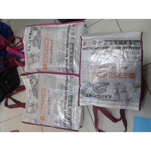 [COD] Jas Hujan Axioo Model Baru/Jas Hujan Termurah Berkualitas