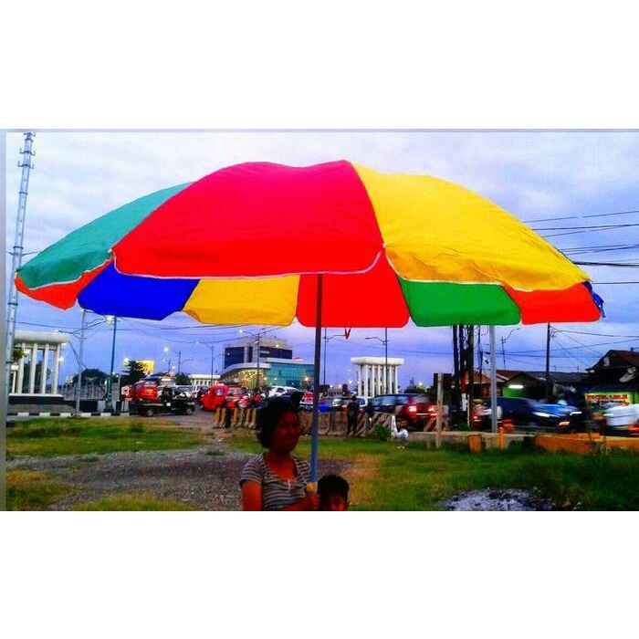 [COD] Payung Tenda 300Cm Jumbo Payung Parasol Cafe Pantai Bazar Berkualitas