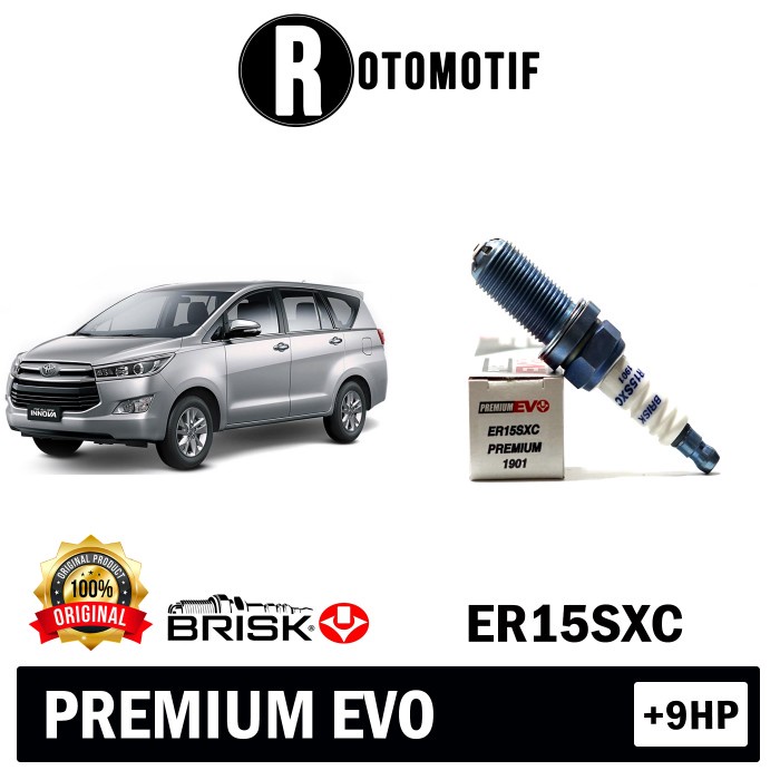 [Baru] Busi Brisk Mobil Kijang Innova Teana Premium Evo Er15Sxc Terbaru