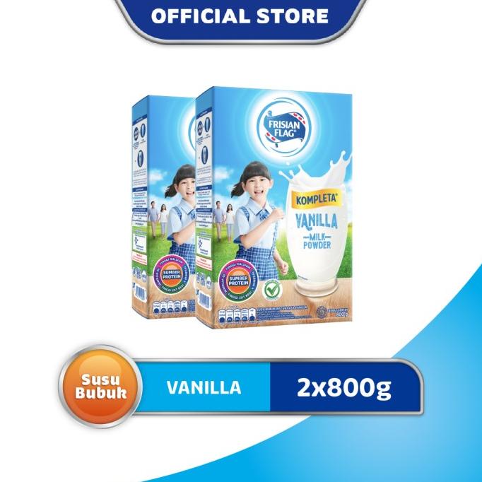 

Frisian Flag Kompleta Susu Bubuk Keluarga Vanilla 800G [2 Pcs]