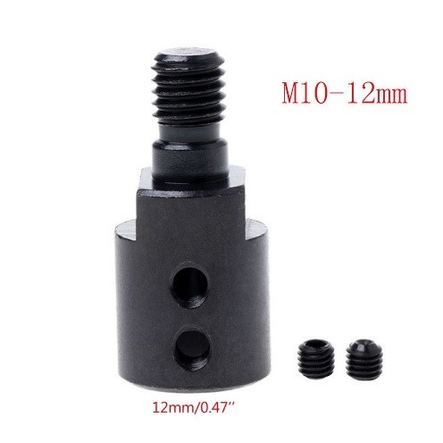 Shank M10 12mm Arbor Mandrel Connector Drill grinder Cutting Tools