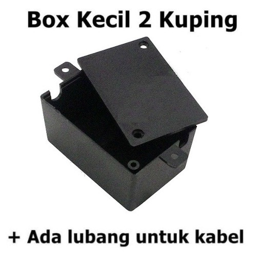Box Plastik / Kotak Plastik Hitam 4,5 X 3 X 2,5 Cm Box Casing Driver