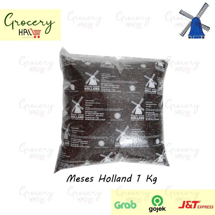 

HOLLAND MESES COKELAT SUSU 1 KG ( MILK CHOCO - MESES MARTABAK )