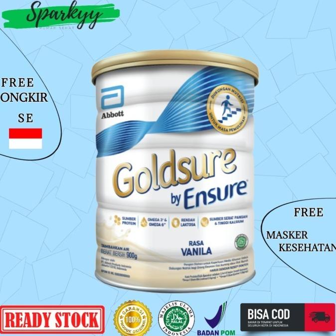 

Goldsure by Ensure Vanila 900g Susu Nutrisi Dewasa dan Lansia