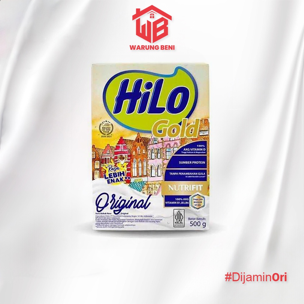 

HiLo Gold Susu Dewasa Tinggi Kalsium Original 500 gr