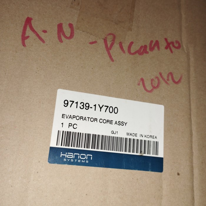 evaporator kia all new picanto yenirosa14