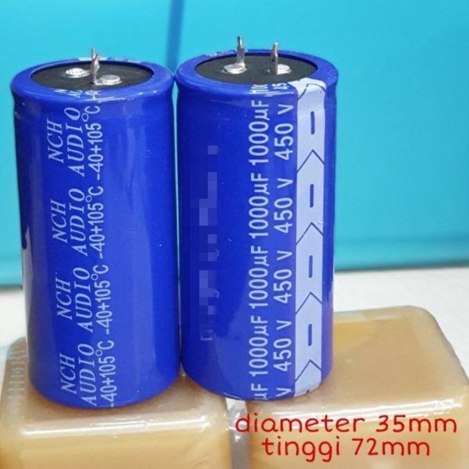 elco elko 1000uf 1000 uf 450v 450volt 450 v volt nichicon