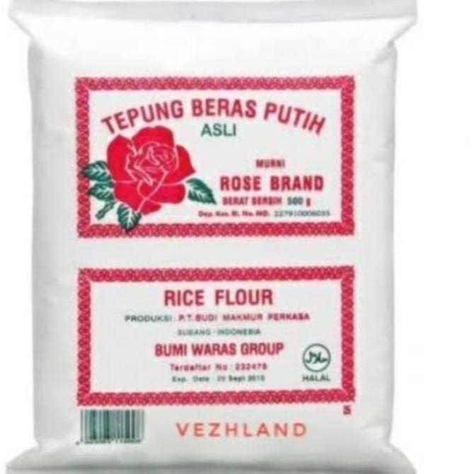 

tepung beras rose brand 500gram 1 dus 10kg Baru!!!