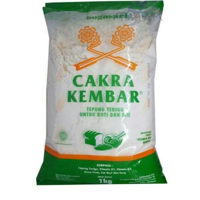 

terigu cakra kembar 1 kg dus(12 pcs) Baru!!!