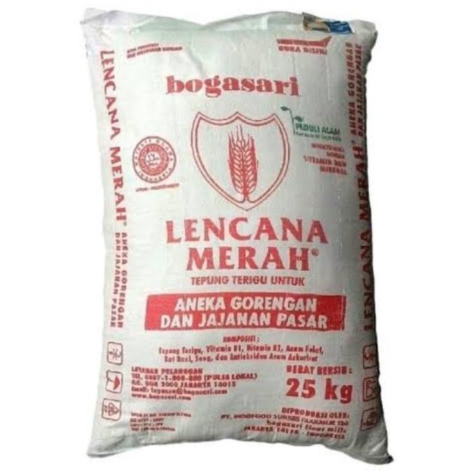 

tepung terigu lencana merah 25kg bogasari payung Baru!!!