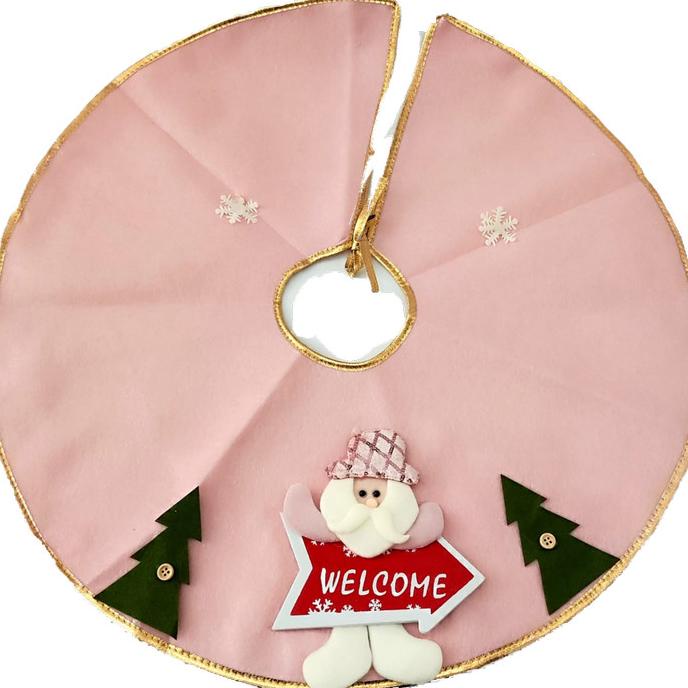 

Karpet Natal Boneka Pink Dekor Natal Tree Skirt Tatakan Bawah Pohon Terbaik