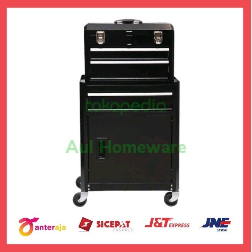 Mitsell Tactix Troli Kabinet Perkakas 2 In 1 / Tool Box