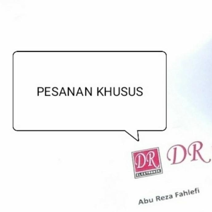 

Pesanan Khusus 006