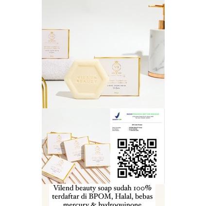 Original VILEND BEAUTY SOAP PEMUTIH BADAN VIRAL (FREE JARING UNTUK SABUN BIAR HEMAT Selama persediaa
