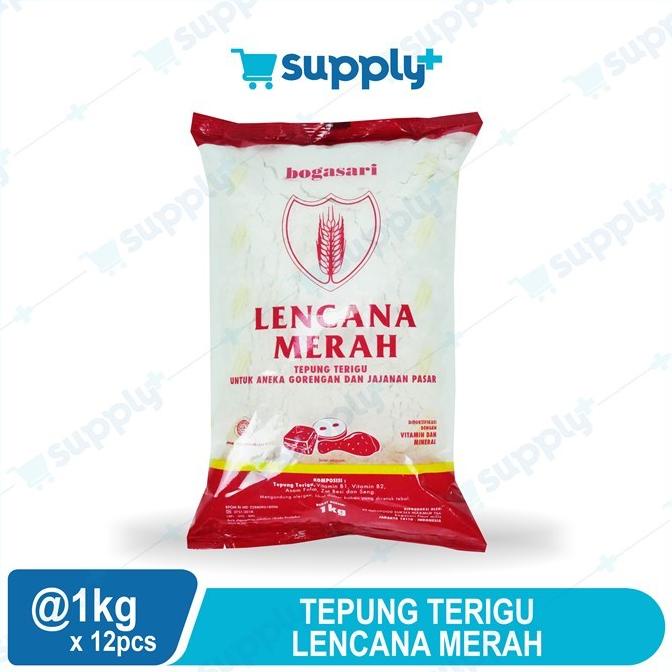 

Tepung Terigu LENCANA MERAH 1 Kg Isi 12 Pcs Per Karton Baru!!!