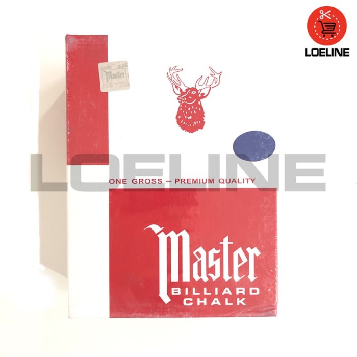 [New] Master Chalk Kw Bagus 1 Gross -144 Pc Biliar Billiard Cue Cuk Murah Bisa Sameday