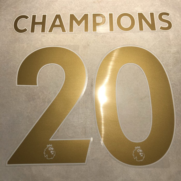 [New] Nameset Original 'Champions 20' Liverpool Celebration Font Terbatas