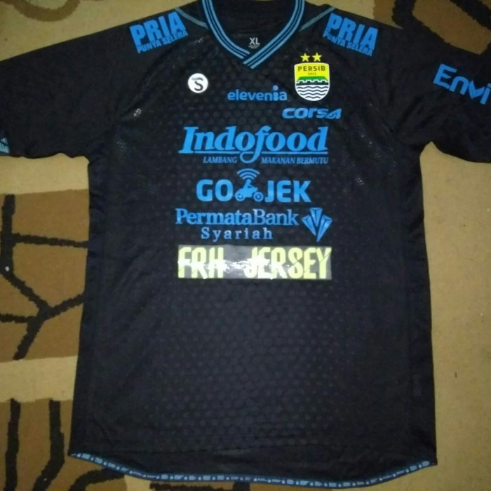 [New] Jersey Persib 3Rd Hitam - Original Player Issue Terbaru