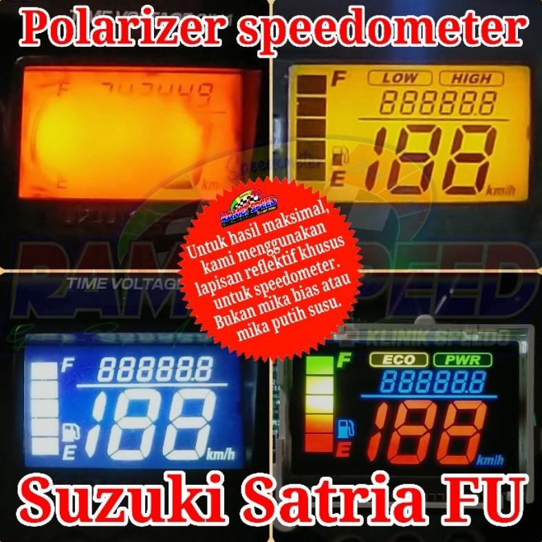 New Polarizer speedometer Suzuki Satria FU po speedometer satria fu po custom satria fu 