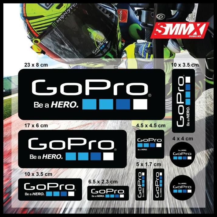 

GRATIS ONGKIR STICKER KIT STICKER SET GOPRO !!!!