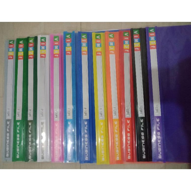 

New - Business file folio kantong jenia / media kita-12 pcs ~