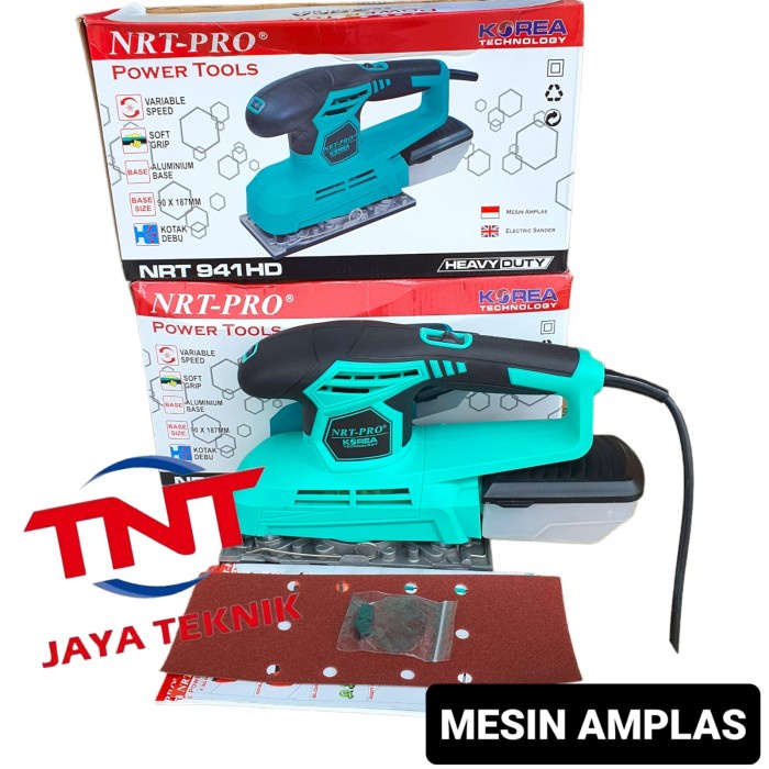 ✅New Ori Mesin Amplas Kayu Nrt Pro 941 Hd / Electric Sander Kayu Nrt Pro 941Hd Bisa Gojek