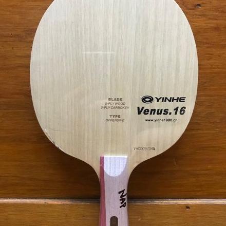 Kayu Bat Tenis Meja Pingpong Yinhe V16 FL Carbon Kevlar