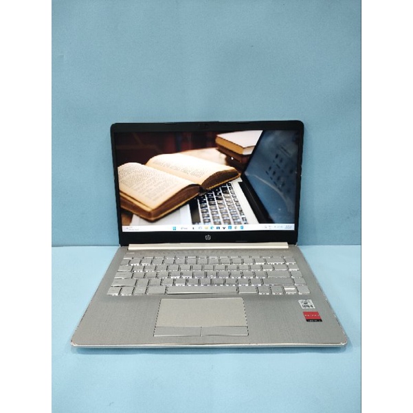 Laptop HP 14s Core i5-1035G1 Ram 16 Ssd 512 Duall VGA murah Mulus