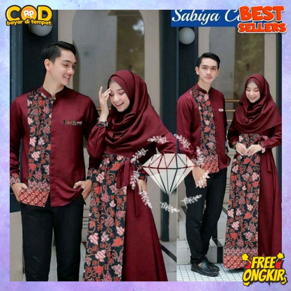 Bj Pasangan Koko Gamis Couple Pesta Ko Couple Bsju Gamis Cewek Dan Kemeja Gamis Cauple Lebaran Baju 