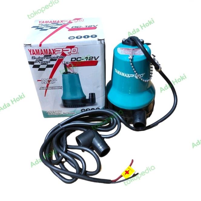 Yamamax Pompa Celup Dc Aki 12V Pompa Kolam Air Bersih Accu 12 Volt