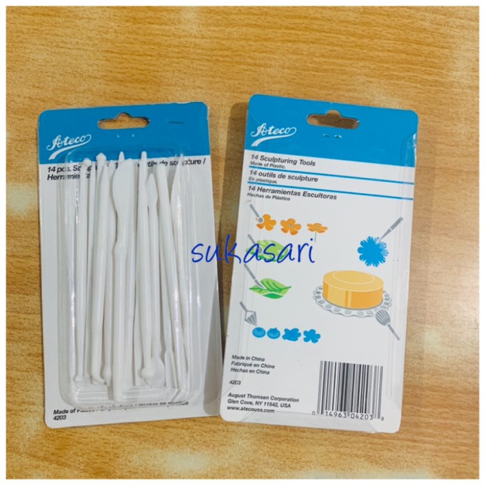 

✅Termurah Ateco Mini Modeling Tools 14 Pc Set / Fondant Tools Berkualitas