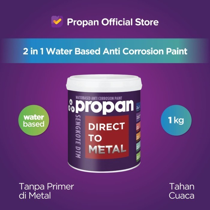 Terbaru Propan Sengkote Sk-950 Wb Cat Anti Untuk Karat Logam / Seng 1Kg Promo