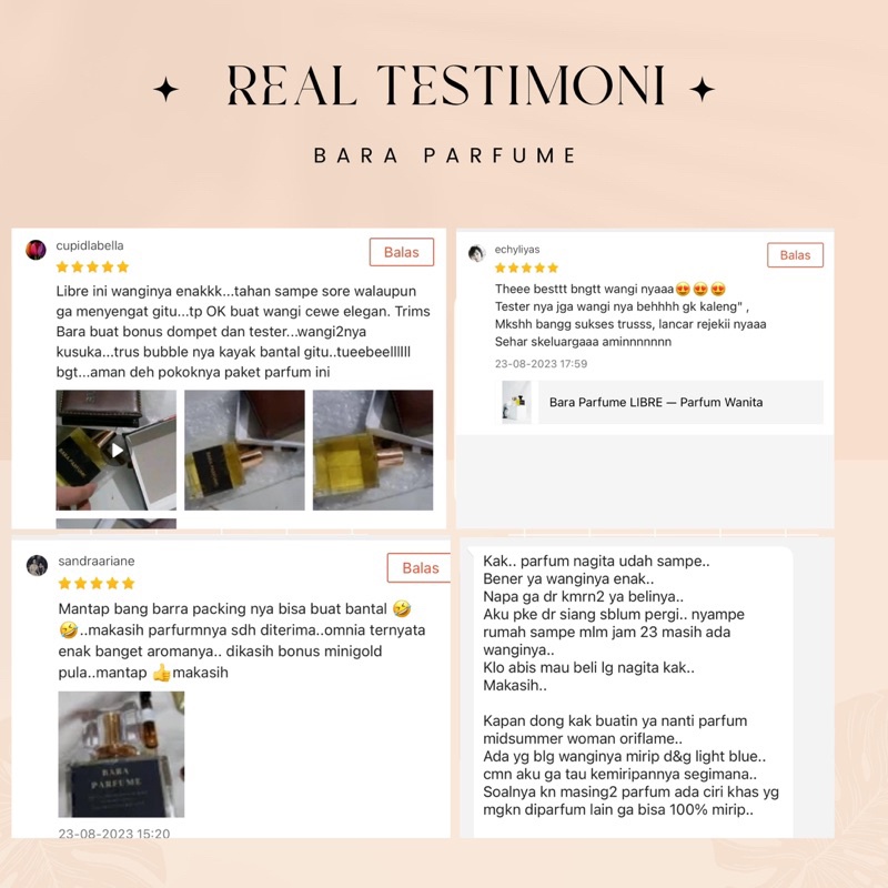 [PREMIUM] BEST PRODUCT Bara Parfume SAUVAGE Parfum Pria