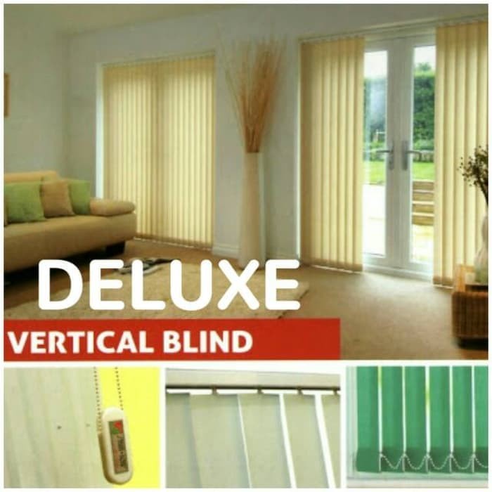 ✅Ready Gorden Vertikal Minimalis Jendela Rumah Vertical Blind Deluxe Si / Terbatas