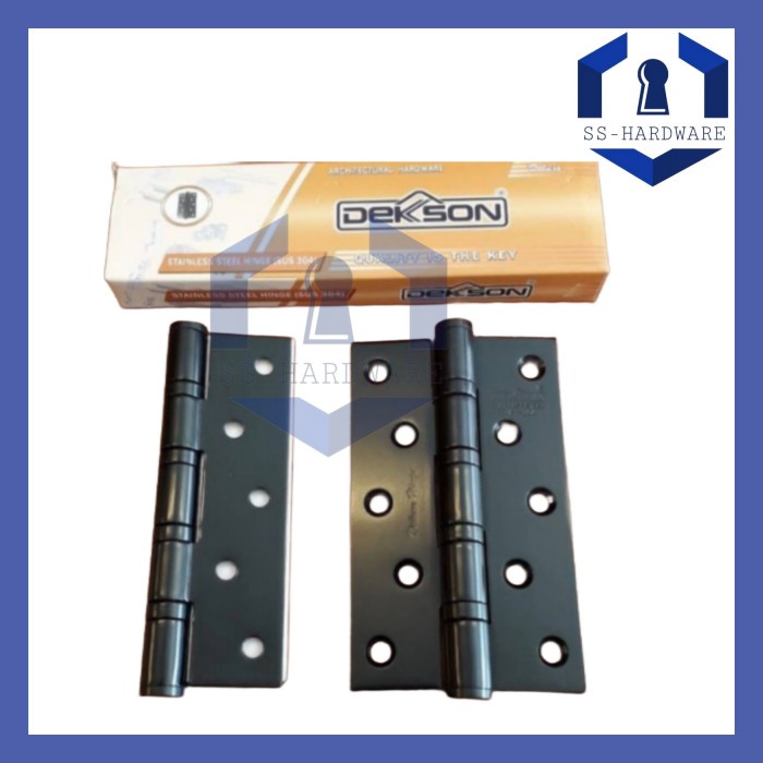 ✅Sale Engsel Pintu Matt Black Dekson 5In Deluxe/Engsel Pintu Hitam Dekson 5 Berkualitas