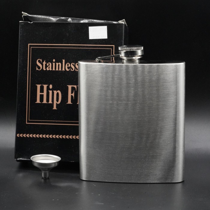 ✅Termurah Hip Flask 18 Oz 526 Ml Stainless Steel Portable Wine Whisky Pot Bottle Diskon