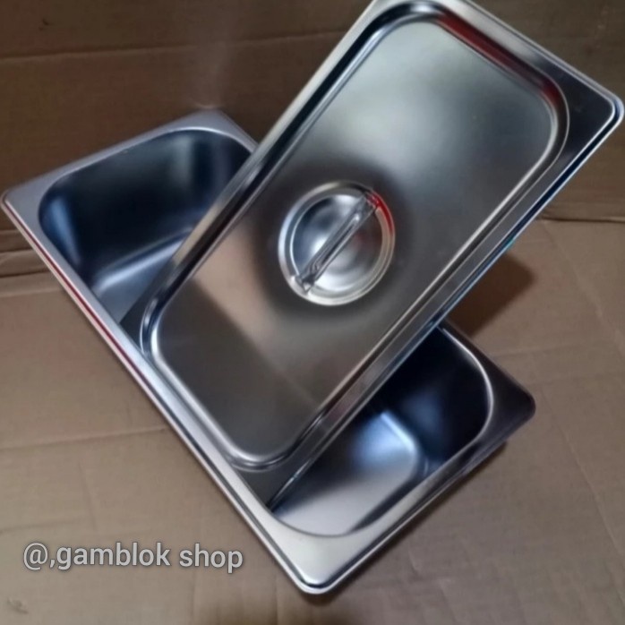 ✨Baru Wajan Penggorengan Kotak  Tutup Stainless P53Xl33T10Cm Tebal 10Mm Diskon