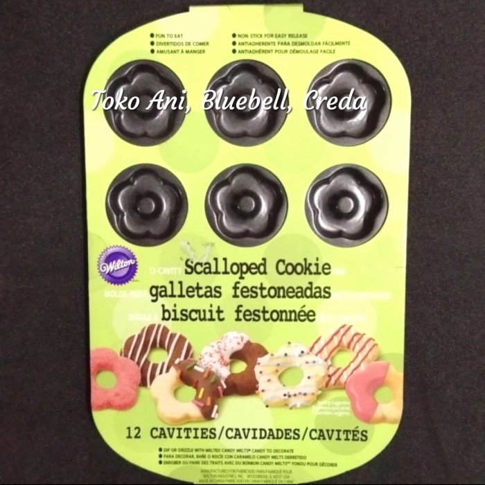 

✅Termurah Wilton Scallope Cookie Pan 12 Cav Diskon