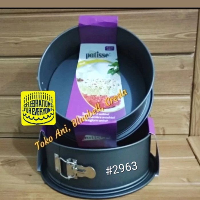 

✅Termurah Patisse Non Stick Deep Round Springform Pan ∅ 22Cm H 8.5Cm / Bongpas Bisa Sameday