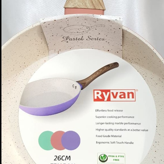 ✨Baru Wajan Penggorengan Marble Viera Ryvan Fry Pan 26 Cm Tms 99-007 Induksi Terbatas