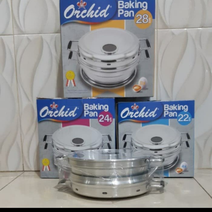 

✅Termurah Baking Pan Orchid Ukuran 28 Cm Bisa Sameday
